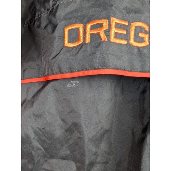 Columbia Oregon State Men's Large Beavers Black Orange Jacket Hooded Full Zip - Picture 6 of 7